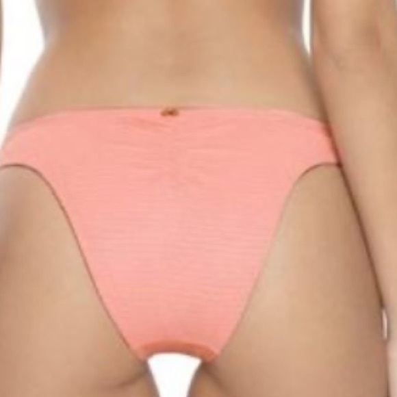 NWT PILYQ PQ CORAL COAST BASIC RUCHED TEENY BOTTOM - Picture 2 of 14